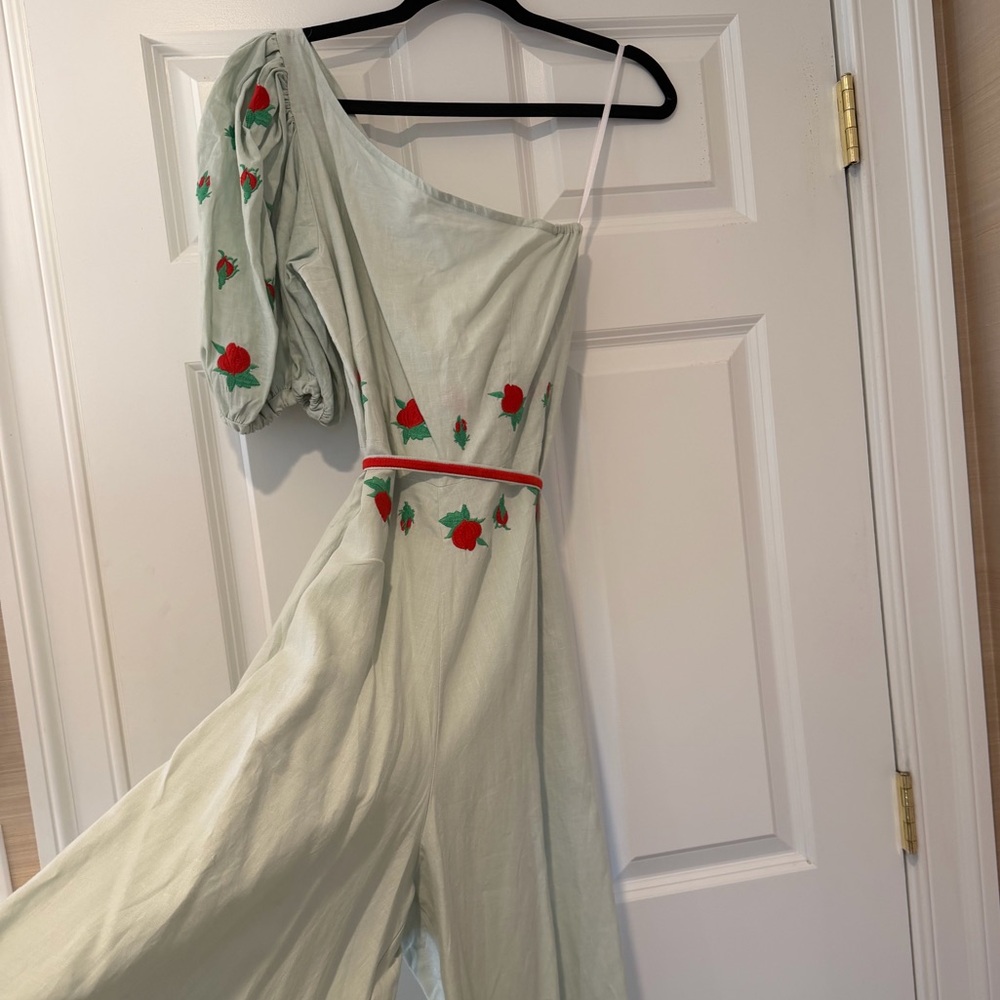 NWOT Fanm Mon Datcha Jumpsuit in Mint Green - Picture 7 of 9